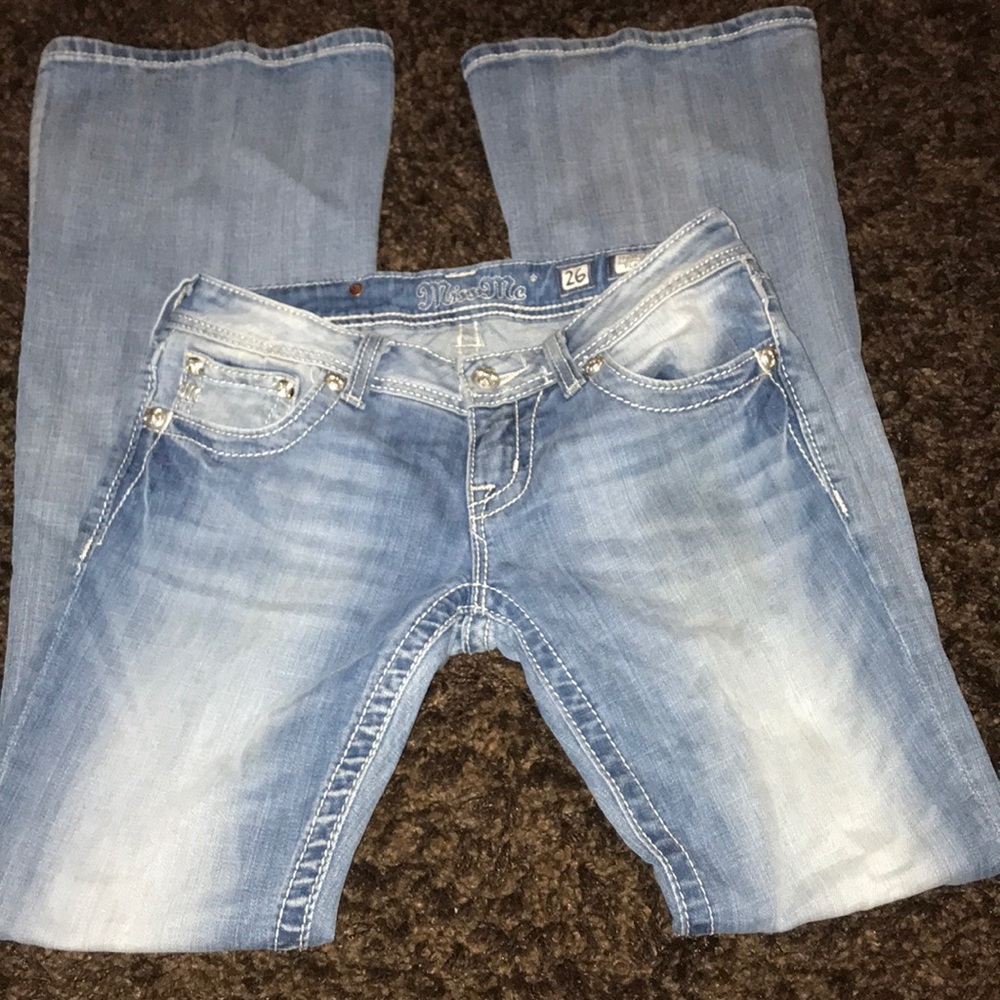 Miss Me light wash boot cut jeans